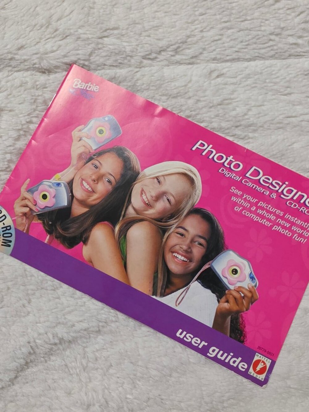 Vintage 1998 Barbie Photo Designer Digital Camera User Guide Manual ONLY Mattel